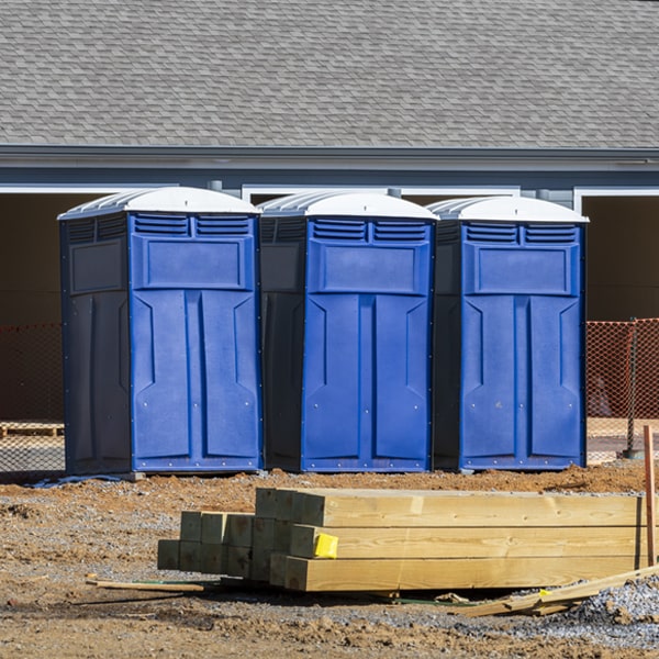 what is the cost difference between standard and deluxe portable toilet rentals in Likely California